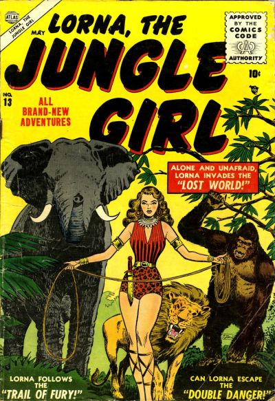 Cover for Lorna the Jungle Girl (Marvel, 1954 series) #13