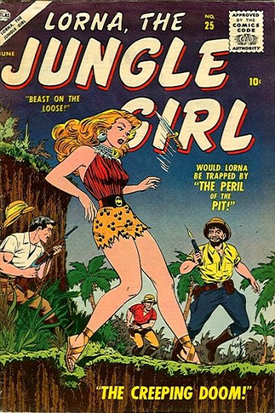 Cover for Lorna the Jungle Girl (Marvel, 1954 series) #25