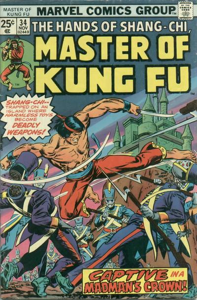 Cover for Master of Kung Fu (Marvel, 1974 series) #34