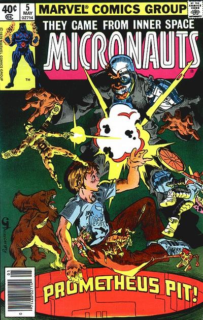 Cover for Micronauts (Marvel, 1979 series) #5 [Newsstand]