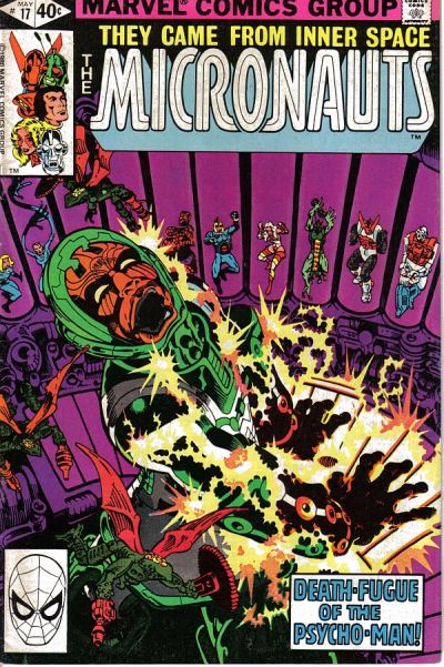 Cover for Micronauts (Marvel, 1979 series) #17 [Direct]