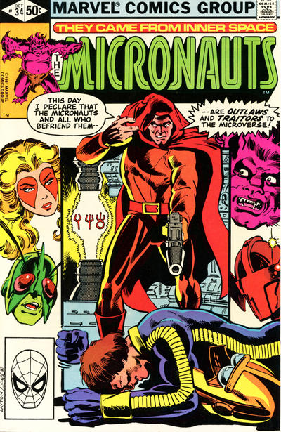 Cover for Micronauts (Marvel, 1979 series) #34 [Direct]