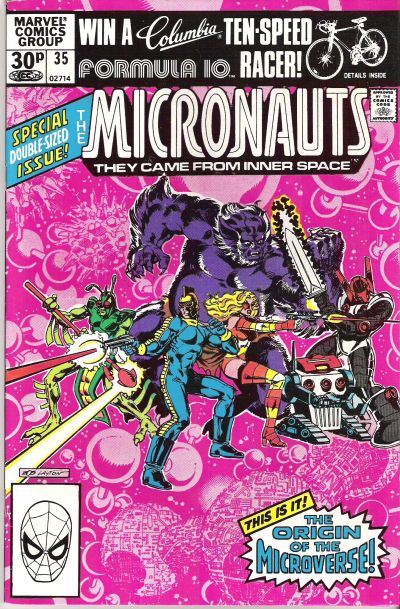 Cover for Micronauts (Marvel, 1979 series) #35 [British]