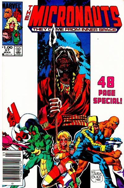 Cover for Micronauts (Marvel, 1979 series) #57 [Newsstand]