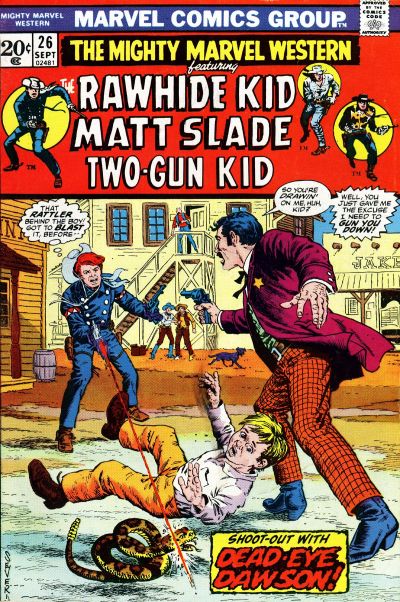 Cover for The Mighty Marvel Western (Marvel, 1968 series) #26