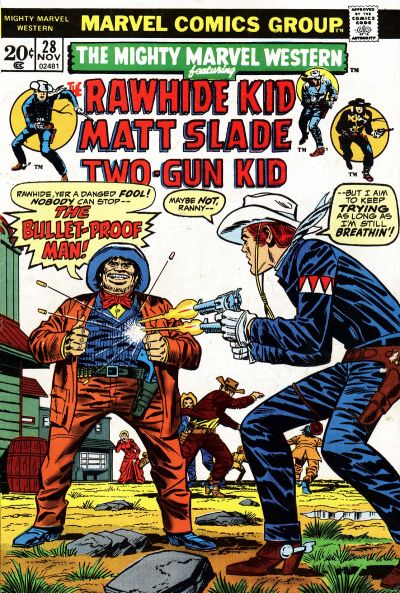 Cover for The Mighty Marvel Western (Marvel, 1968 series) #28