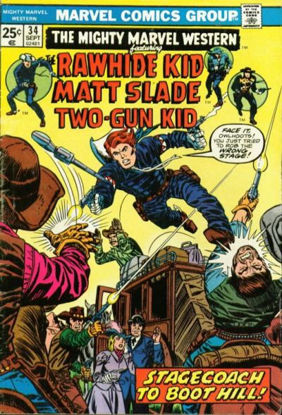Cover for The Mighty Marvel Western (Marvel, 1968 series) #34
