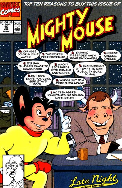 Cover for Mighty Mouse (Marvel, 1990 series) #10