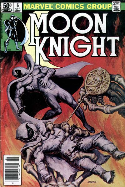 Cover for Moon Knight (Marvel, 1980 series) #6 [Newsstand]
