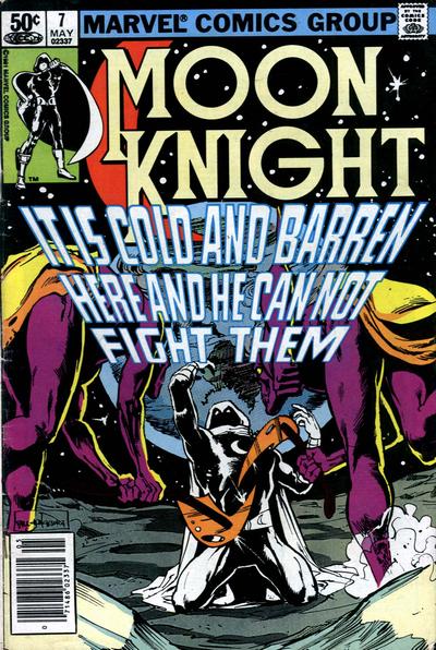 Cover for Moon Knight (Marvel, 1980 series) #7 [Newsstand]