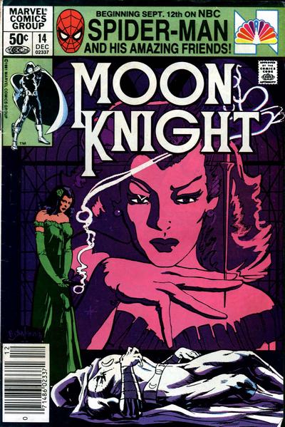 Cover for Moon Knight (Marvel, 1980 series) #14 [Newsstand]