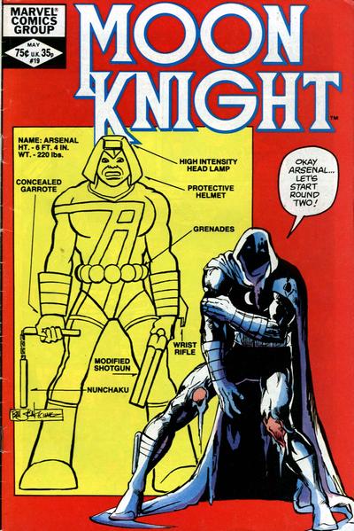Cover for Moon Knight (Marvel, 1980 series) #19