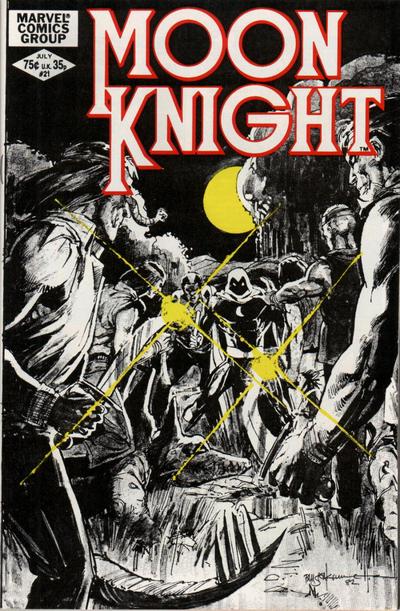 Cover for Moon Knight (Marvel, 1980 series) #21