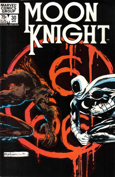 Cover for Moon Knight (Marvel, 1980 series) #30