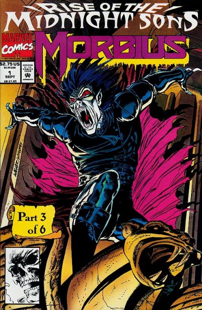 Cover for Morbius: The Living Vampire (Marvel, 1992 series) #1 [Direct]