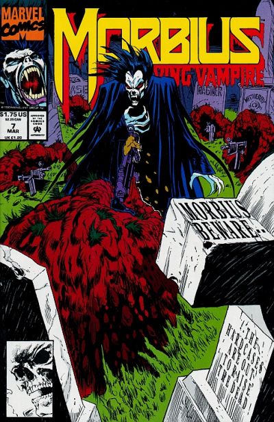 Cover for Morbius: The Living Vampire (Marvel, 1992 series) #7