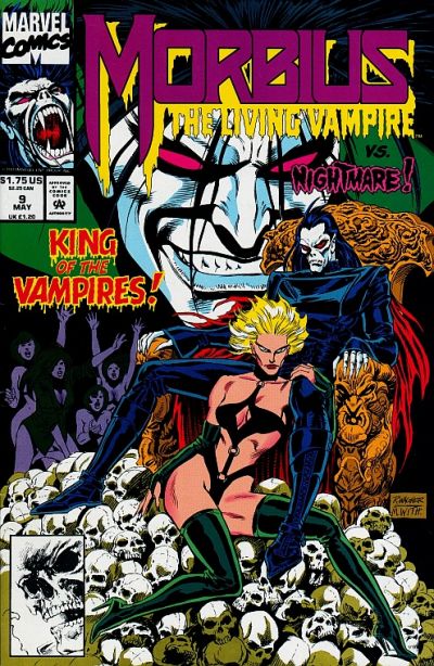 Cover for Morbius: The Living Vampire (Marvel, 1992 series) #9