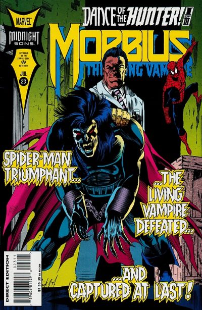 Cover for Morbius: The Living Vampire (Marvel, 1992 series) #23
