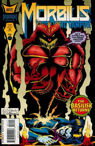 Cover for Morbius: The Living Vampire (Marvel, 1992 series) #24