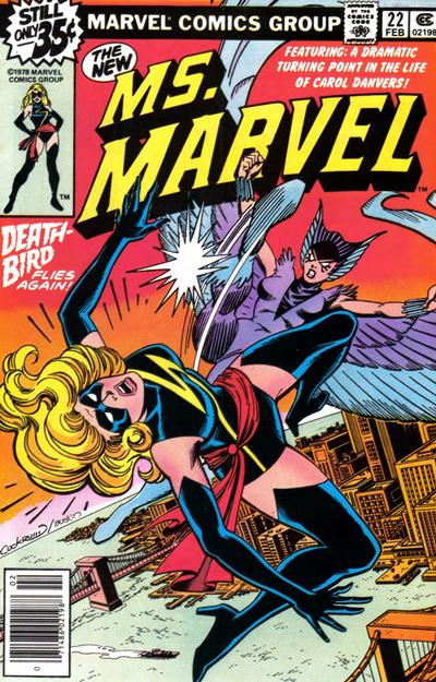 Cover for Ms. Marvel (Marvel, 1977 series) #22