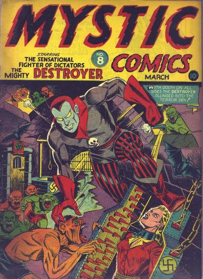 Cover for Mystic Comics (Marvel, 1940 series) #8