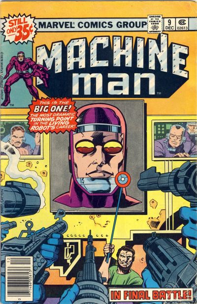 Cover for Machine Man (Marvel, 1978 series) #9