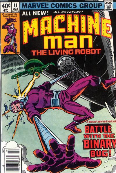 Cover for Machine Man (Marvel, 1978 series) #11 [Newsstand]