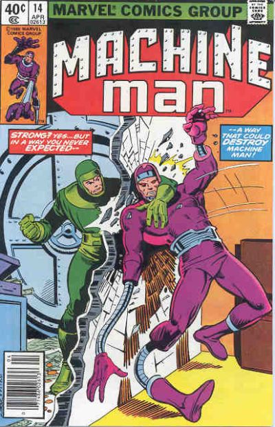 Cover for Machine Man (Marvel, 1978 series) #14 [Newsstand]