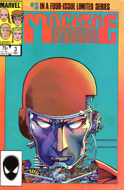 Cover for Machine Man (Marvel, 1984 series) #3 [Direct]