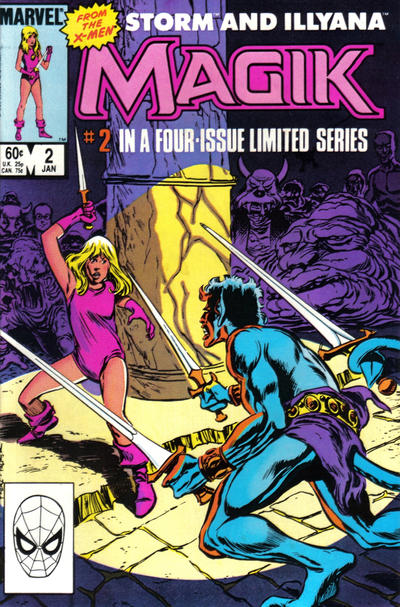 Cover for Magik (Marvel, 1983 series) #2 [Direct]