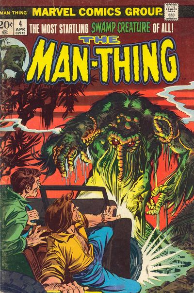 Cover for Man-Thing (Marvel, 1974 series) #4