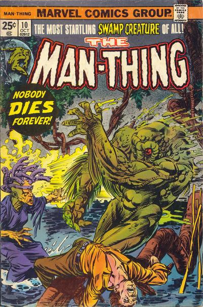 Cover for Man-Thing (Marvel, 1974 series) #10 [British]