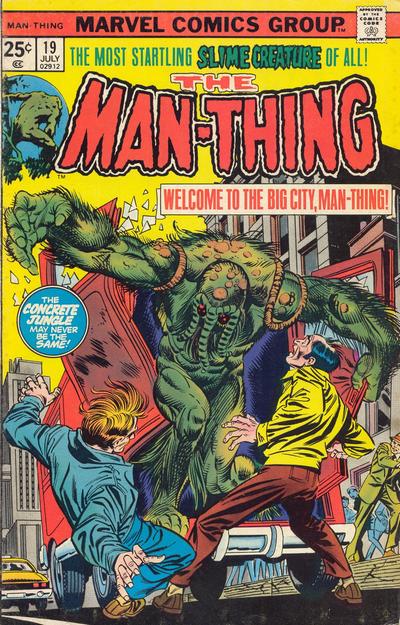 Cover for Man-Thing (Marvel, 1974 series) #19 [Regular]