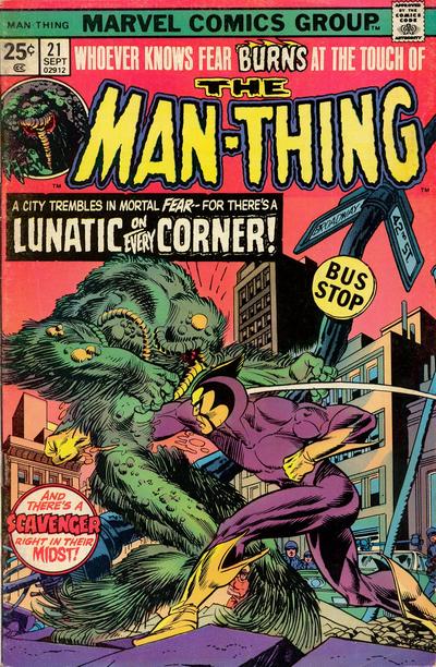 Cover for Man-Thing (Marvel, 1974 series) #21 [Regular]