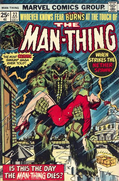 Cover for Man-Thing (Marvel, 1974 series) #22 [Regular Edition]
