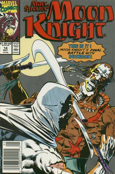 Cover for Marc Spector: Moon Knight (Marvel, 1989 series) #14