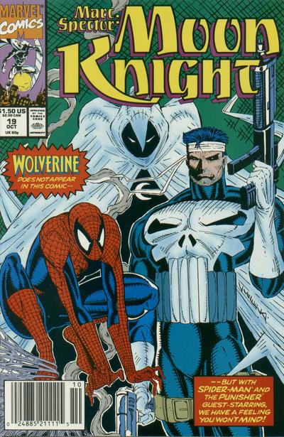 Cover for Marc Spector: Moon Knight (Marvel, 1989 series) #19