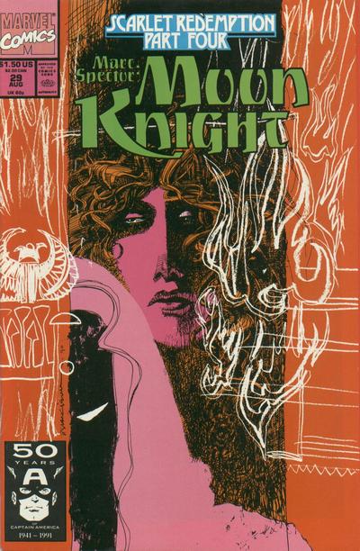 Cover for Marc Spector: Moon Knight (Marvel, 1989 series) #29