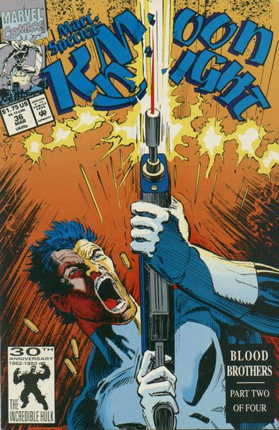 Cover for Marc Spector: Moon Knight (Marvel, 1989 series) #36