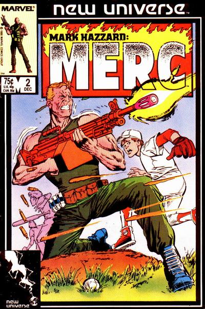 Cover for Mark Hazzard: Merc (Marvel, 1986 series) #2 [Direct]