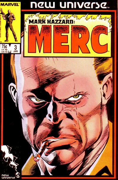 Cover for Mark Hazzard: Merc (Marvel, 1986 series) #3 [Direct]
