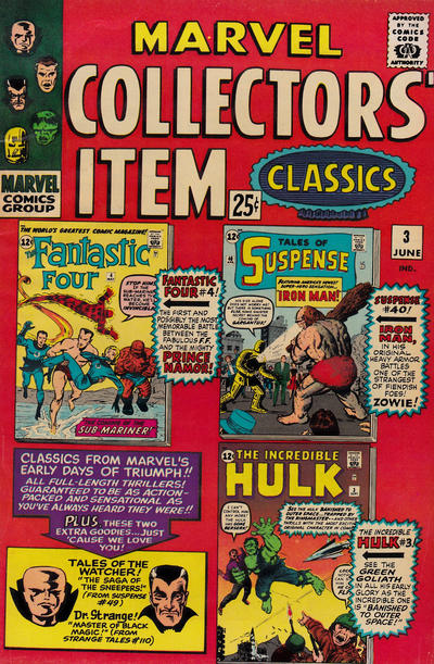 Cover for Marvel Collectors' Item Classics (Marvel, 1965 series) #3