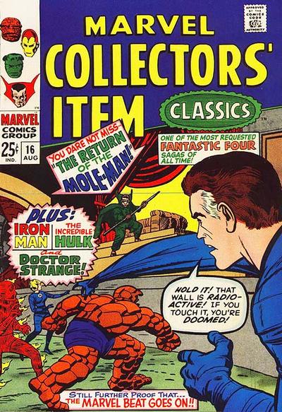 Cover for Marvel Collectors' Item Classics (Marvel, 1965 series) #16