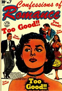 Cover Thumbnail for Confessions of Romance (Star Publications, 1953 series) #7