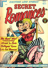Cover for Secret Romances (Superior, 1951 series) #9