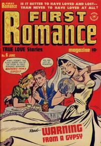 Cover for First Romance Magazine (Harvey, 1949 series) #6