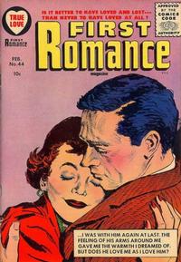 Cover Thumbnail for First Romance Magazine (Harvey, 1949 series) #44