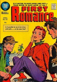 Cover Thumbnail for First Romance Magazine (Harvey, 1949 series) #45
