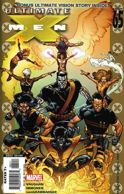 Cover for Ultimate X-Men (Marvel, 2001 series) #65 [Direct Edition]