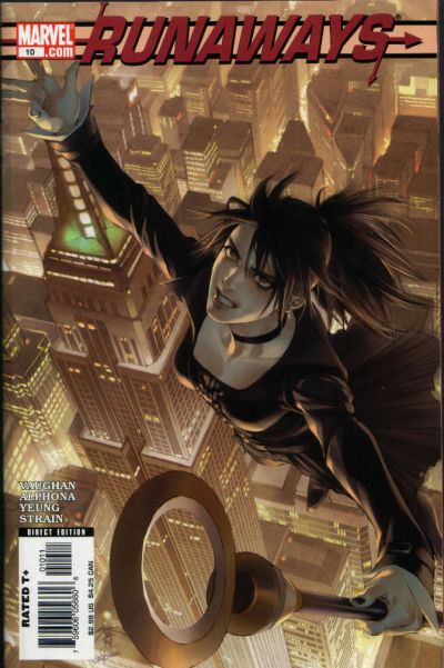 Cover for Runaways (Marvel, 2005 series) #10
